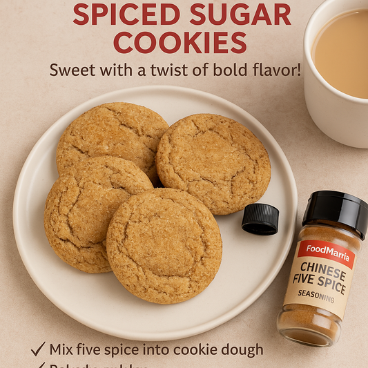 Food mania's Five Spice  Sugar Cookies